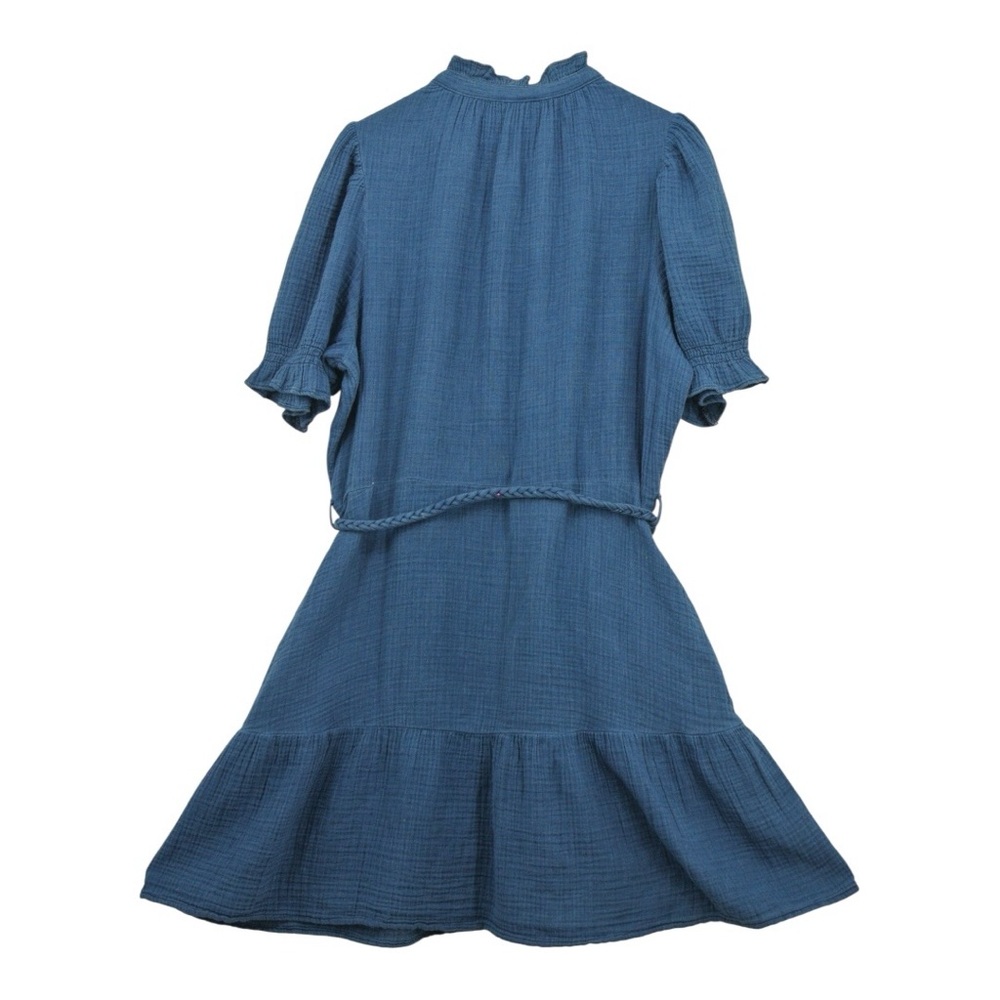 GAP NWT Denim Blue Dress with Tie Belt L (Tall) - Picture 6 of 9